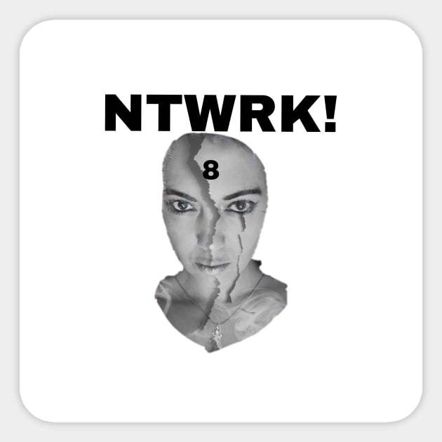 NTWRK 1 “torn and forgotten” Sticker by 8NTWRK